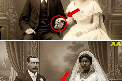 This 1903 portrait looks normal — until you zoom in on the bride’s hand and discover a dark secret🥚