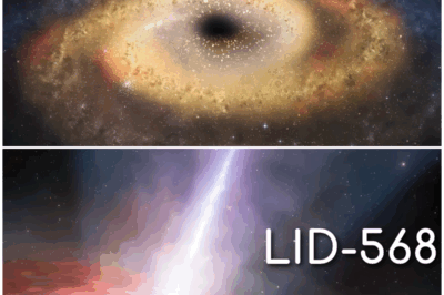 🚀 A Black Hole So Hungry It Defies Physics: LID-568’s Shocking Discovery! 🌌💥