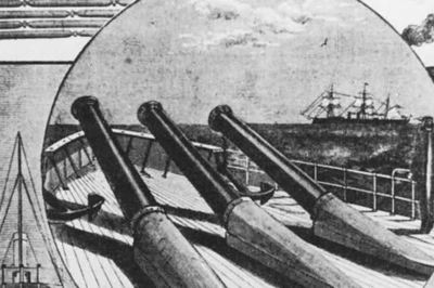 “Ghostly Cannons of 1898: How the USS Vesuvius Terrified Santiago Without a Sound… 👻💥💨❓”