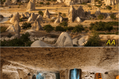 “The Secret Lives Beneath Cappadocia: Derinkuyu, the Ancient City Carved into the Earth 👁️🏛️✨”