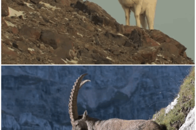 “Gravity? What Gravity? The Incredible Climbing Skills of Mountain Goats and Their Wild Adventures! 🏔️🐐”