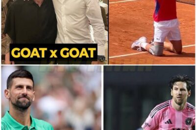 “Football Meets Tennis! Messi Honors Djokovic with Stunning Goal Dedication – Fans Are Left SHOCKED! 😱⚽🎾