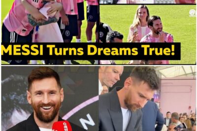 “Lionel Messi’s Heartfelt Promise to Sick Children Before Columbus Crew Match – An Unforgettable Moment of Kindness! 🌟❤️