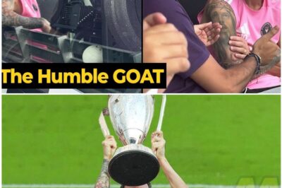 “Messi’s Unforgettable Gesture: Takes Time to Connect with Journalist Amid Busy Schedule!”