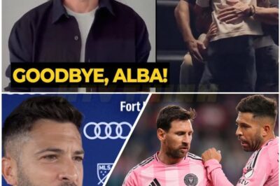 Jordi Alba Says Goodbye to Football – Emotional Reactions from Fans and Fellow Stars After His Retirement! 😢🔥