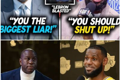 Magic Johnson Calls Out LeBron James in Shocking Statement – “He’s Not Michael Jordan!” 😱💥