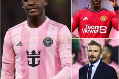 “David Beckham’s Bold Play for Kobbie Mainoo – Inter Miami Makes Stunning Offer, But Mainoo’s Response Shocks Everyone! 🔥⚽