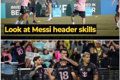 “Messi’s Sneaky Header Prank Sends Shockwaves Through Inter Miami Training Ground – Players Left in Stunned Laughter! ⚡️😂