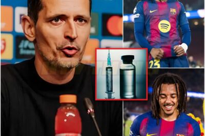 BREAKING: Eintracht Frankfurt Coach Calls for Doping Test on Jules Koundé After Shock Loss to Barça – The Results Will Stun You! 😱⚽