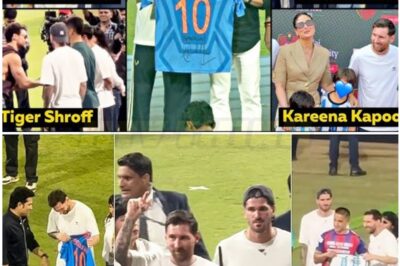 Lionel Messi Meets Cricket Legend Sachin Tendulkar and Football Icon Sunil Chhetri – Full Celebrity Reactions in Mumbai! 😱⚽🏏
