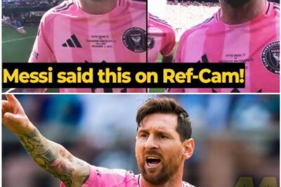 “Messi Speaks English for the First Time in MLS Cup Ref-Cam Highlight – Fans Can’t Get Enough!”