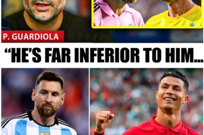 “Pep Guardiola Ends the Messi-Ronaldo Debate with His Latest Comments on Greatness” 🔥