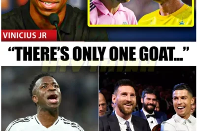 Vinícius Jr. Breaks Silence on Messi and Ronaldo: “Messi is Magic, Ronaldo is Fire” 🔥⚽