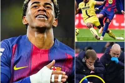 “Villarreal’s Renato Veiga Attempts to End Lamine Yamal’s Career with Brutal Tackle – Chaos Erupts on the Field! 😱🔥