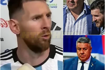 “Lionel Messi’s Explosive Outburst on Live TV – ‘You Disgusting Old Man!’ Messi Shreds AFA President Claudio Tapia’s Lies! 😱🔥